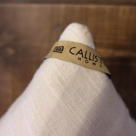 Callisto Home Ikat Decorative Throw Pillow Navy Gray Cushion Boho Accent Down - Picture 5 of 8